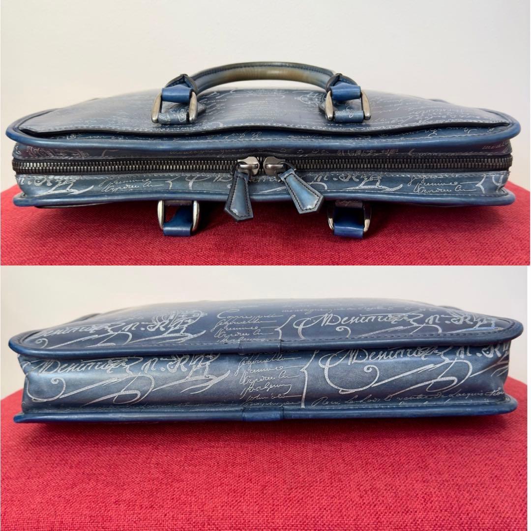 特注 定価65万 ベルルッティ アンジュールミニ スクリットレザーブリーフケース