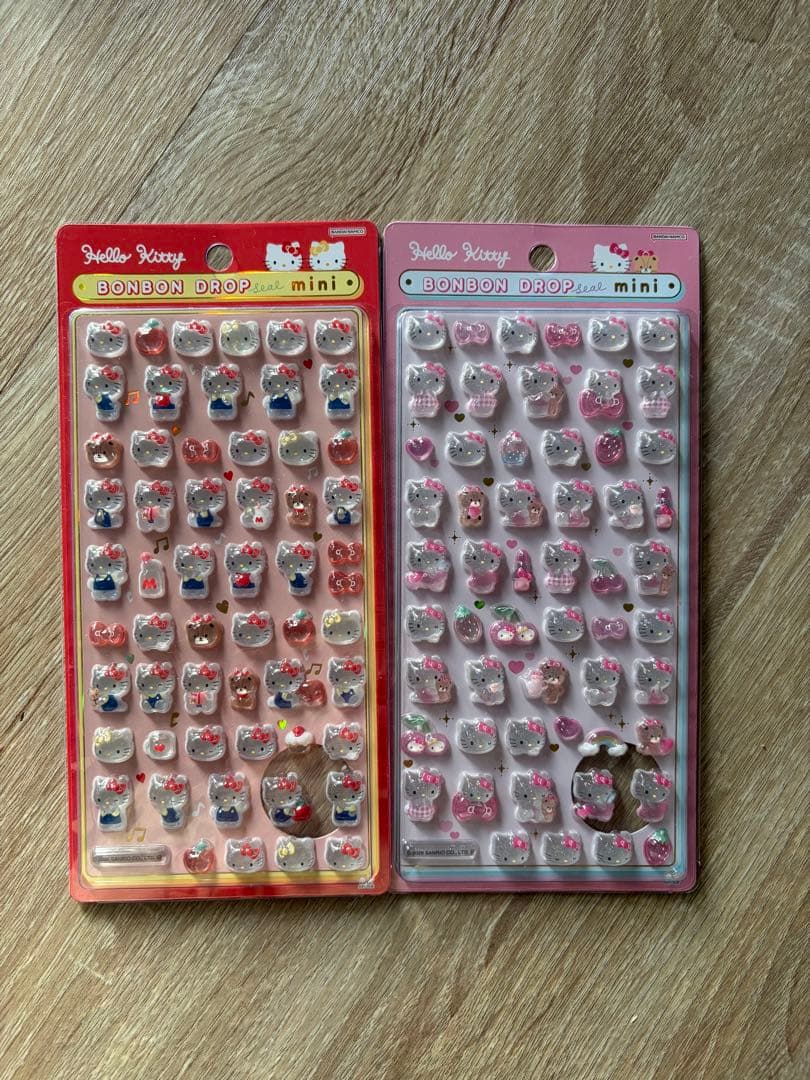 ボンボンドロップシール　サンリオ　ミニ　7枚セット