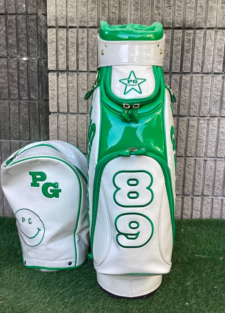 ち*ん様 パーリーゲイツエナメルキャディバッグ