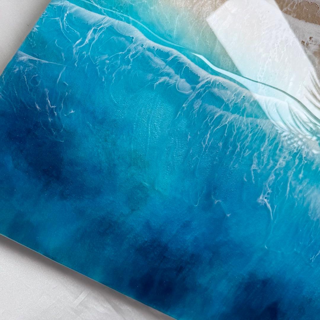 レジンアート　海アート　BIGパネル　オーシャンアート　インテリアパネル
