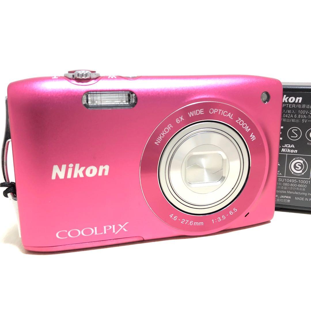 Nikon ニコン　COOLPIX S3300 ピンク