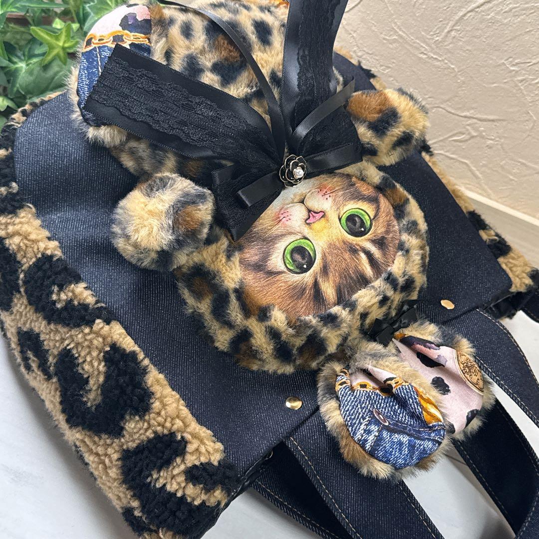 牡*❁様 コヤンイサムチョン♡新作bigリトルサンダーちゃんのデニムラウンドトー