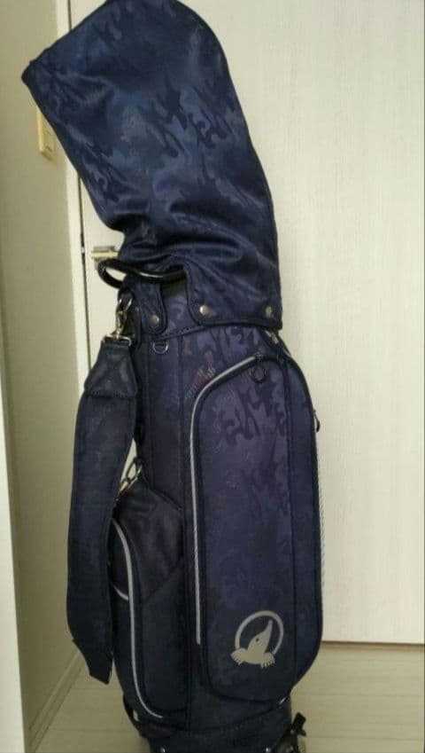 【10/31まで】ホンマゴルフ キャディバッグ キャスター付き ネイビー 迷彩柄