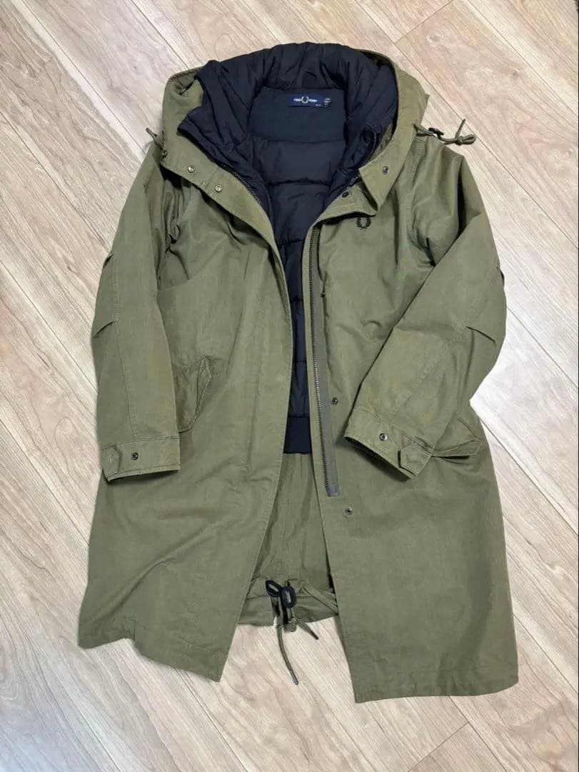 フレッドペリー モッズコート J9121 フィッシュテールパーカー オリーブ