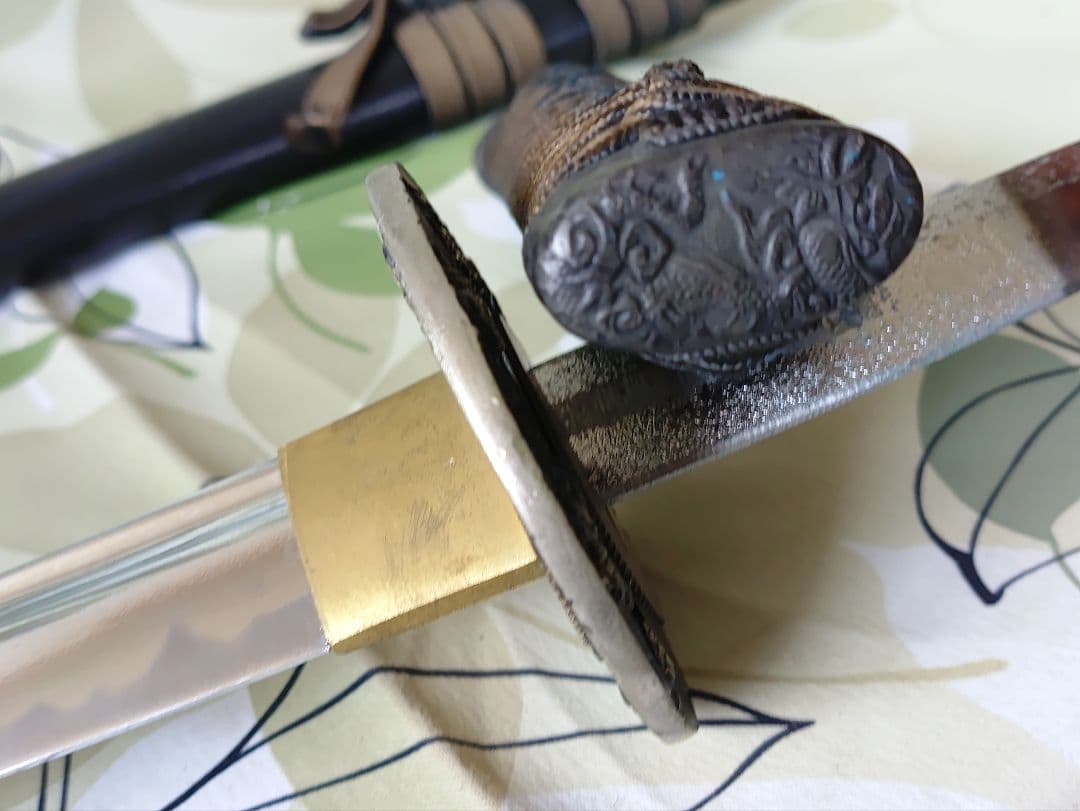 模造刀　模擬刀　居合刀　脇差　鍔がステキ