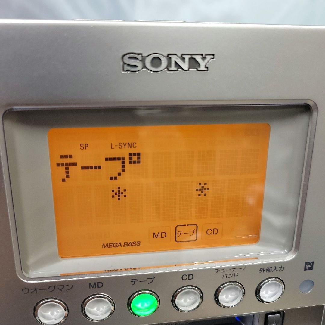 SONY MD搭載オールインワンコンポ CMT-M35WM リモコン 取説付き