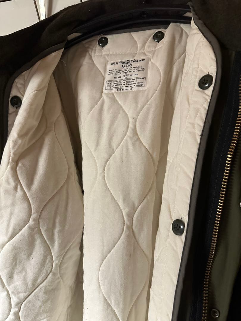 依頼のため値下げしました。新品！RNA /リメイクロングミリタリーコート