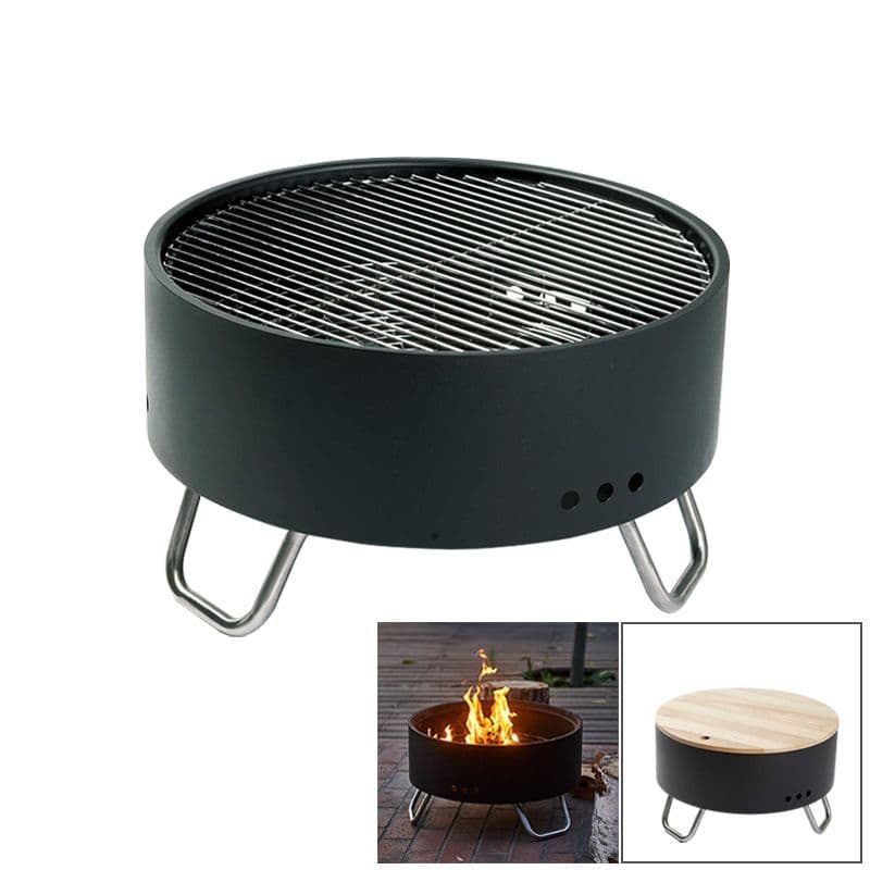 新品未使用　Revolveter 焚き火台・BBQグリル サイドテーブル付き