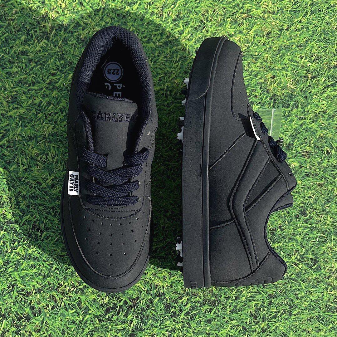 新品正規品 パーリーゲイツ 定価28600円 ゴルフシューズ 紺 24.5cm