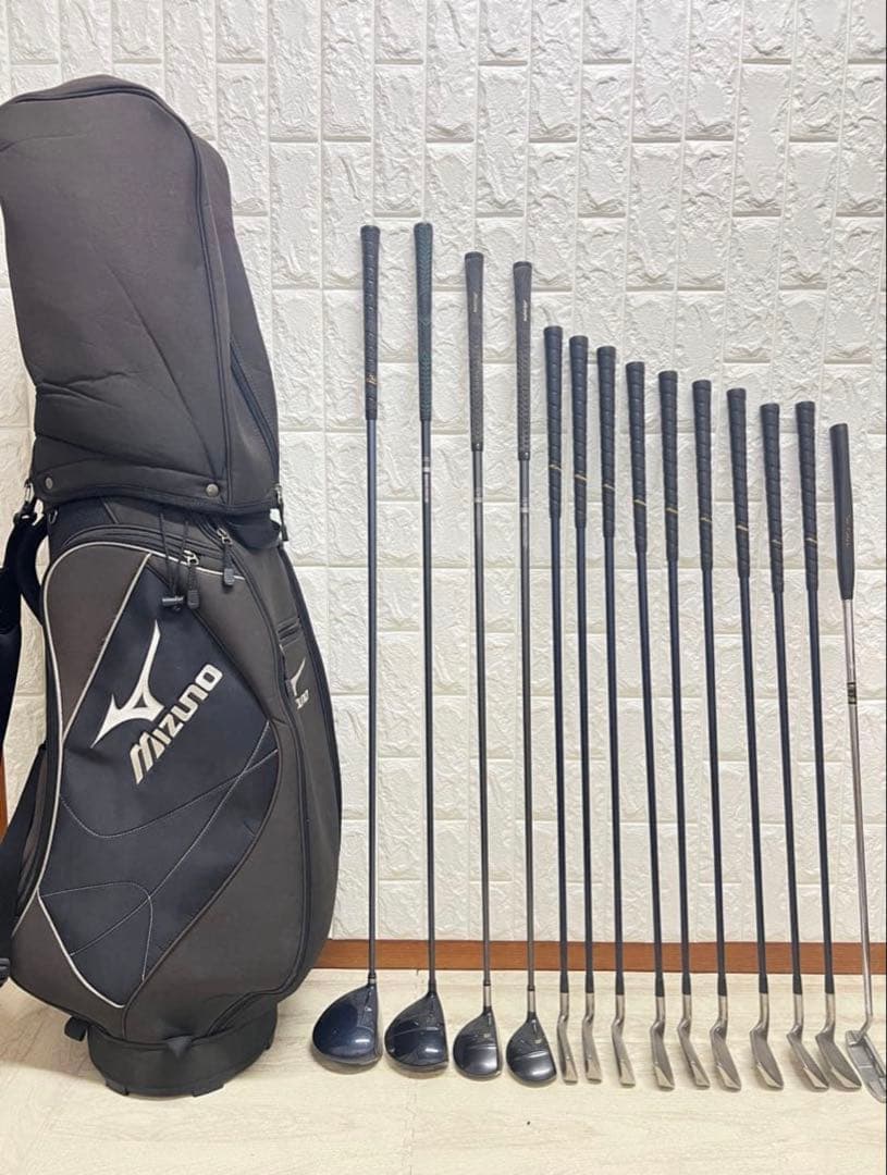 初心者おすすめ メンズ ゴルフクラブセット ミズノ キャディバック付 14本