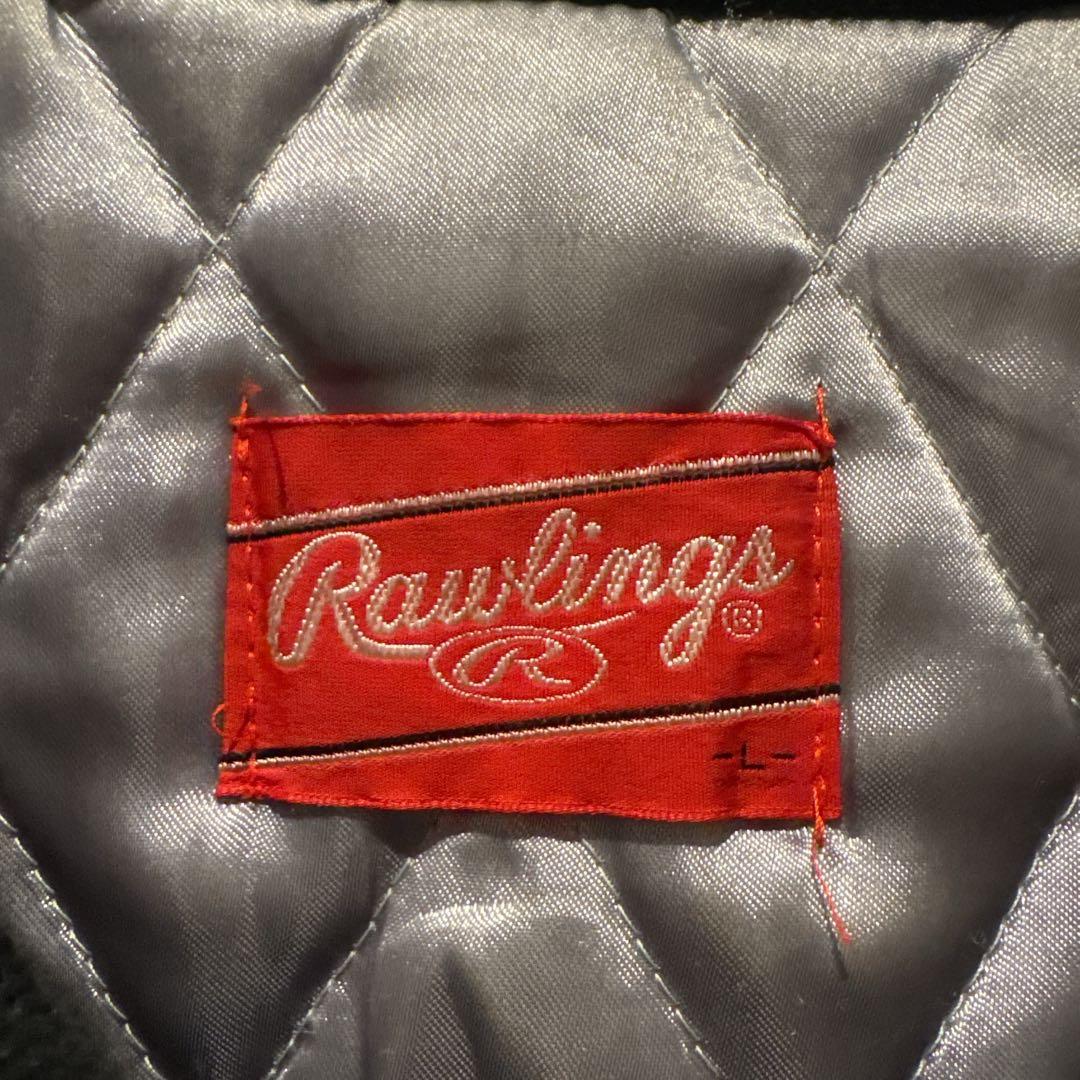 希少　阪神タイガース rawlings ブルゾンジャケット　ジャンパー　L