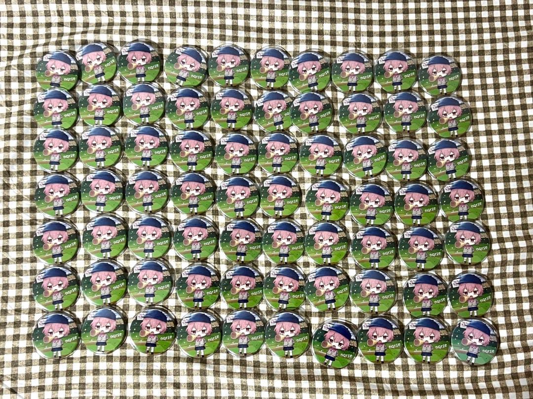 nqrse なるせ　缶バッジ　野球