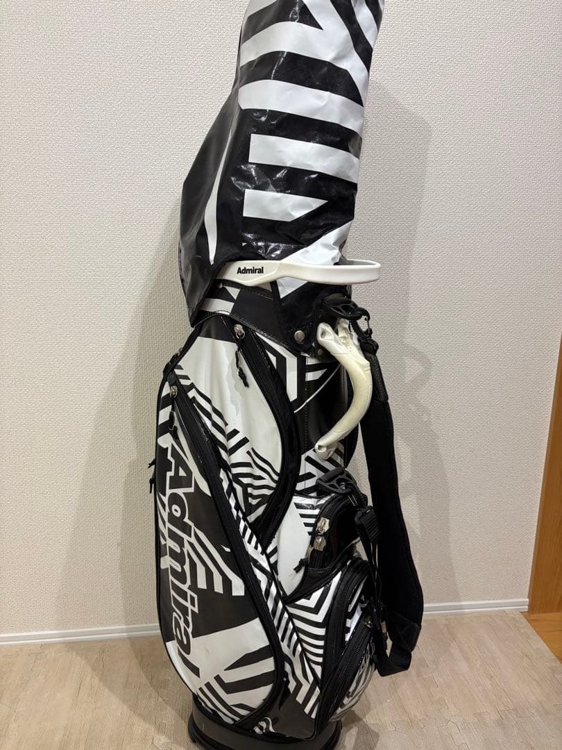 みも　Admiral ゴルフバッグ・キャディバッグ ゼブラ柄