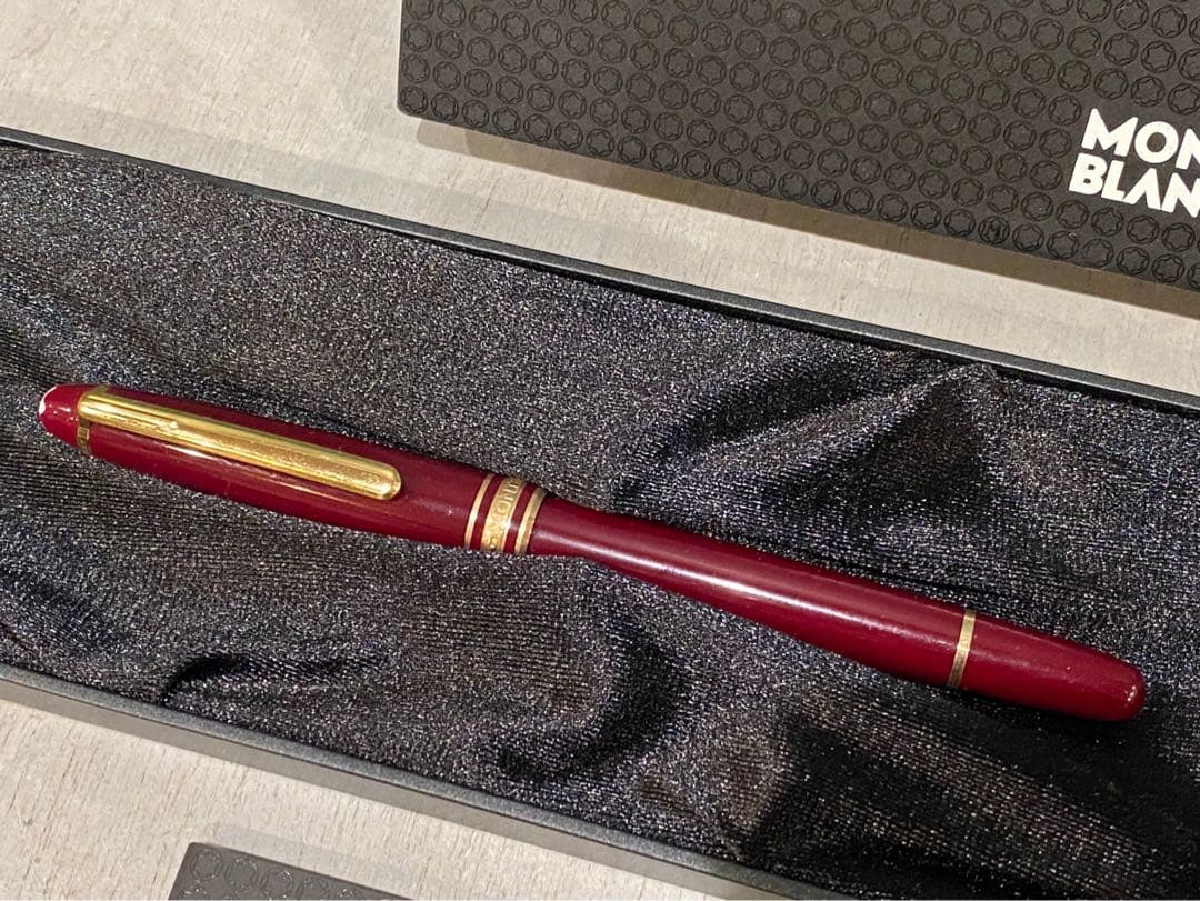 モンブラン 万年筆 マイスターシュテュック144 ボルドー 中白ルグランボルドー