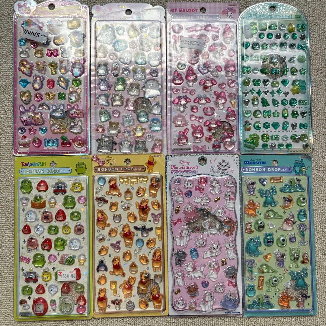 【国内正規品】ディズニー サンリオ スンスン たまごっち ボンボンドロップシール