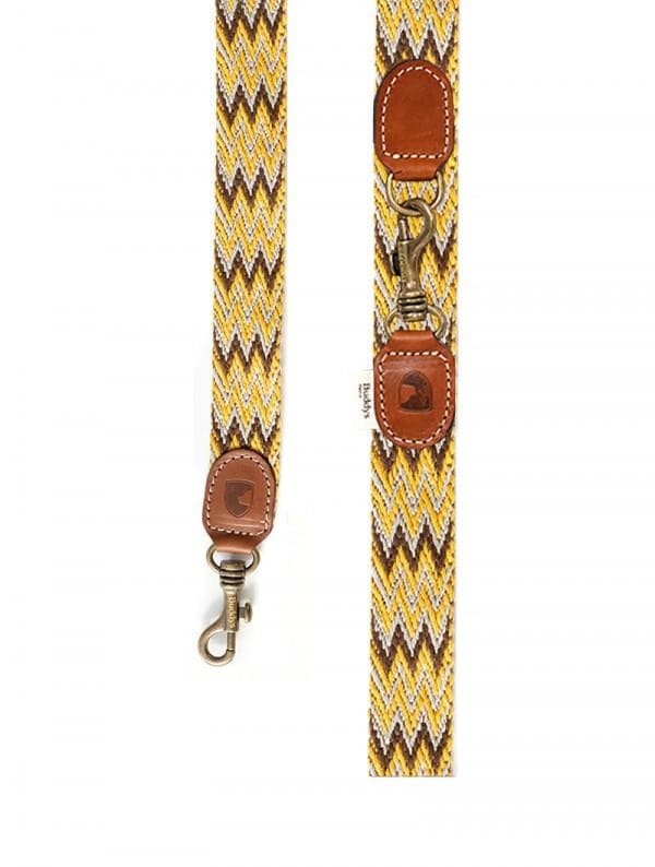 Peruvian Gold スペイン製 高級ハンドメイド犬用リード(2m)