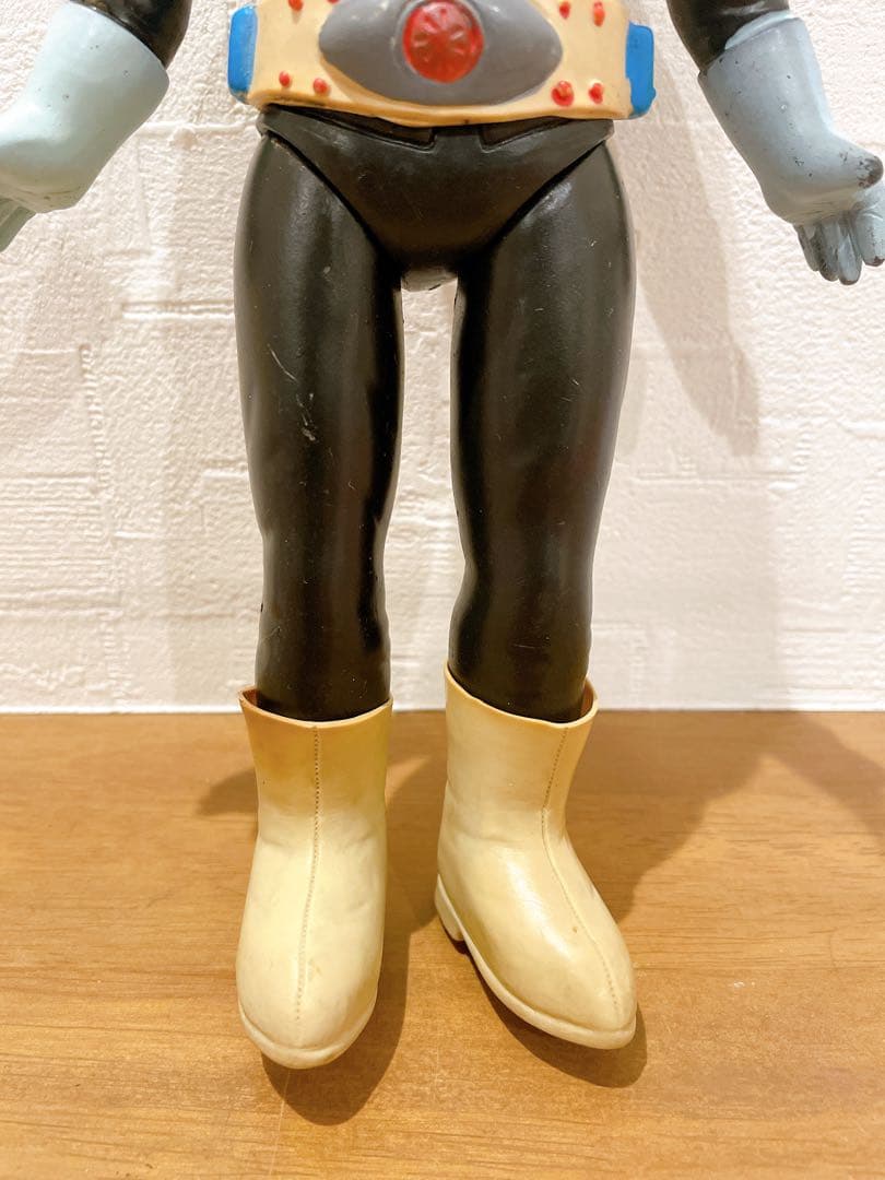 こ*じ様 旧バンダイ　仮面ライダー　スタンダードソフビ　ポピー　当時物　面取れ