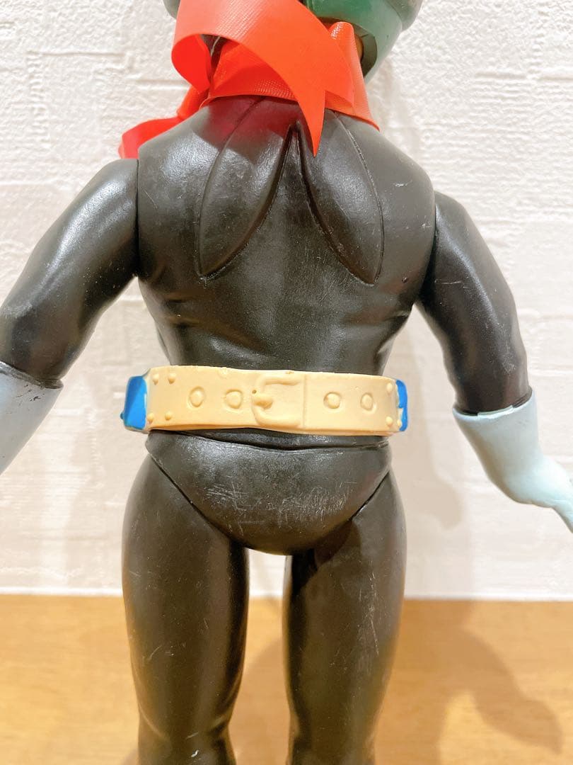 こ*じ様 旧バンダイ　仮面ライダー　スタンダードソフビ　ポピー　当時物　面取れ