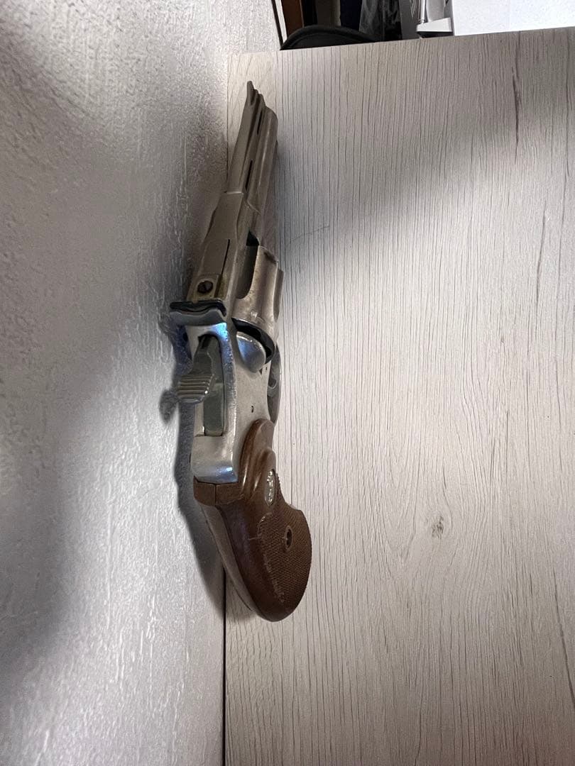 CMC 金属製シルバーリボルバー モデルガン　ビンテージ