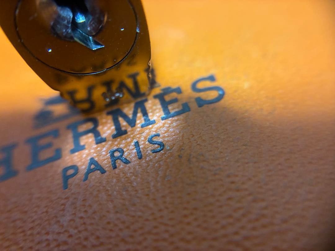 エルメス シルバー　カデナ　南京錠　パドロック　鍵　キー　NO114