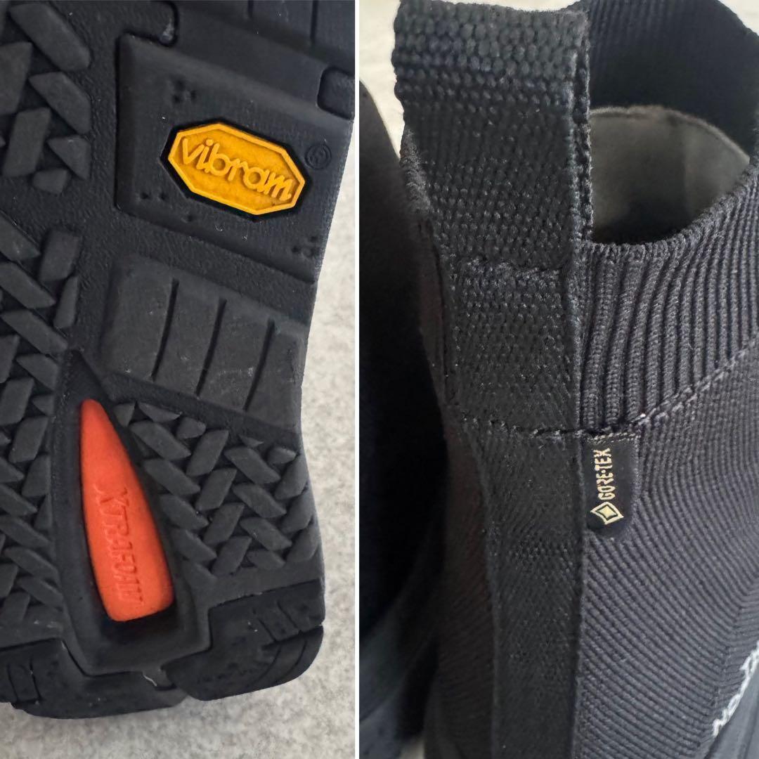 美品★ノースフェイス 防水シューズ　レインシューズ　晴雨兼用　靴　25cm 黒