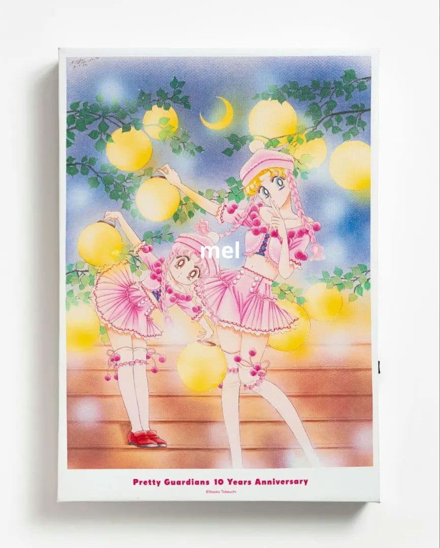 セーラームーン　10周年アニバーサリー　LEDキャンバスライト　うさぎ　ちびうさ