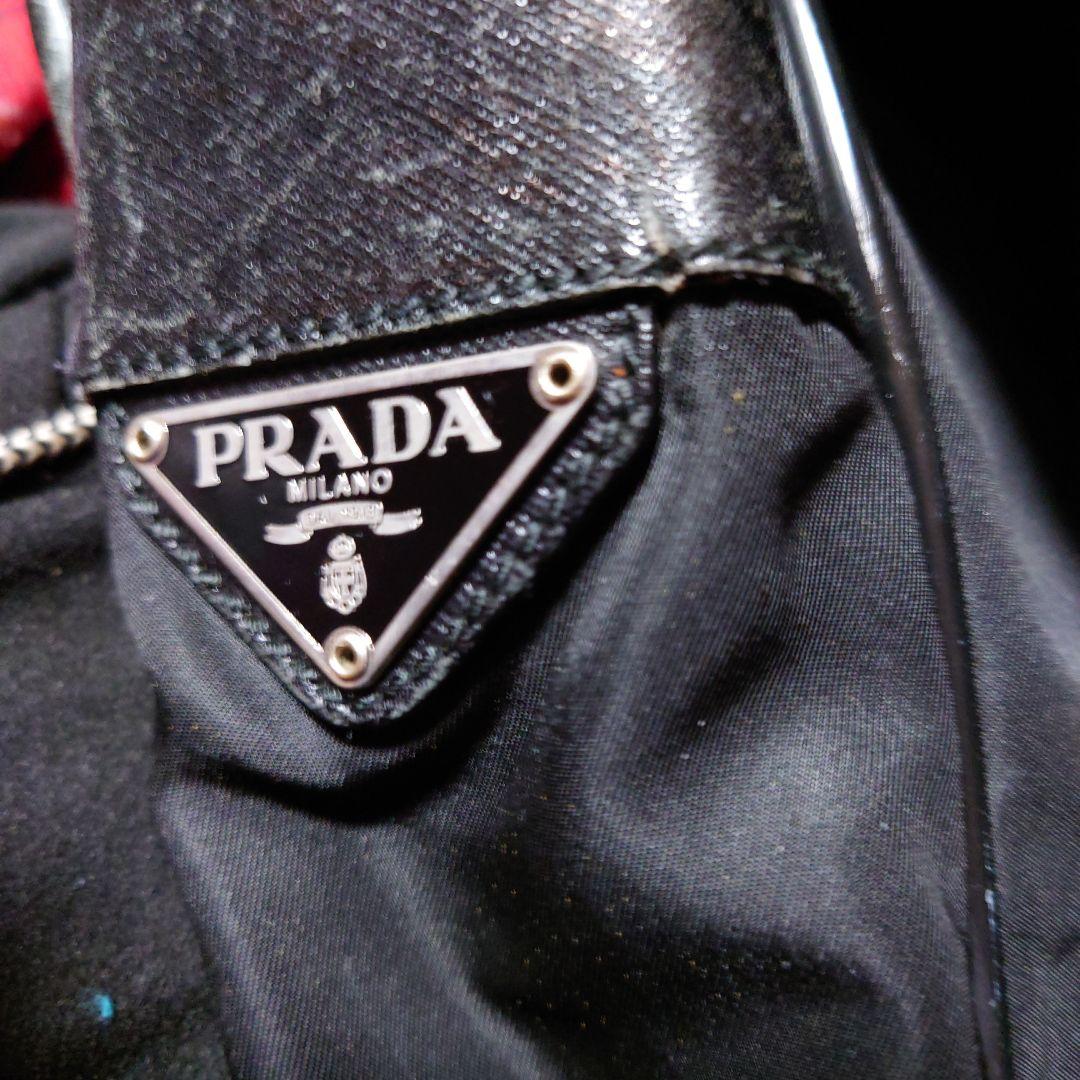 M*I様 PRADA ブラック メッセンジャーバッグ　学生さんや会社員に最適