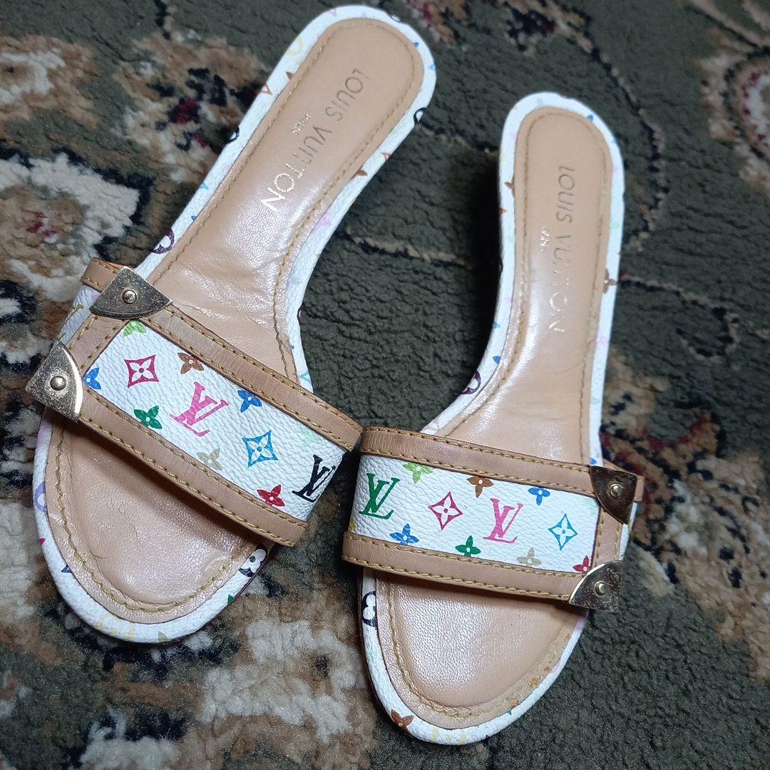 Louis Vuitton マルチカラー　ミュール　サンダル