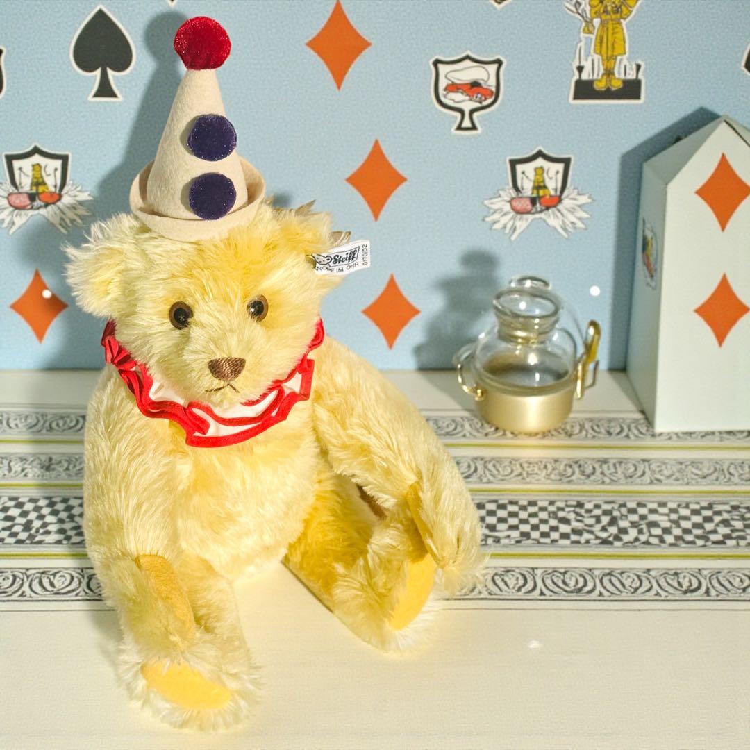 シュタイフ Steiff テディベア テディクラウン 美品 クラウンハット2個