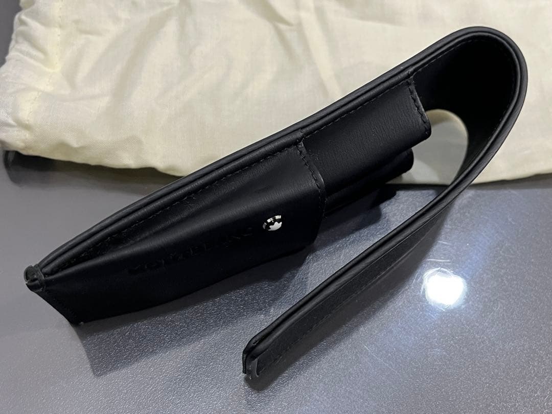 ◾️美品◾️モンブラン ナイトフライト レザー ペンケース 38221 黒