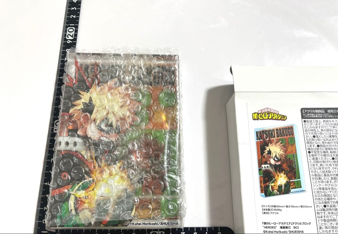 ヒロアカ バースデー　缶バッジ　アクリルブロック　だいなまマスコット　爆豪勝己