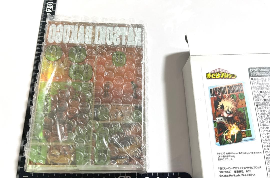 ヒロアカ バースデー　缶バッジ　アクリルブロック　だいなまマスコット　爆豪勝己