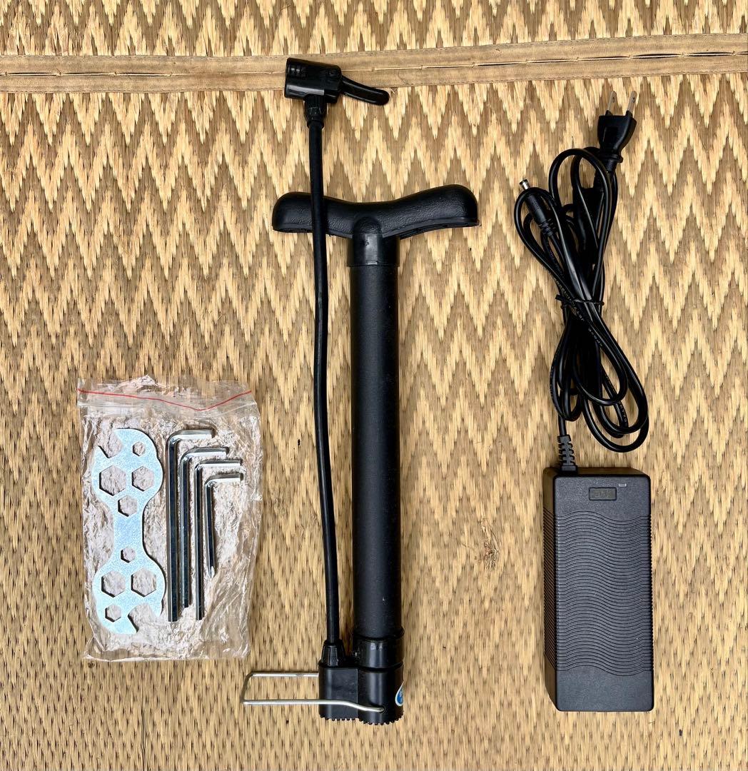 ②【美品】折りたたみ式電動アシスト自転車