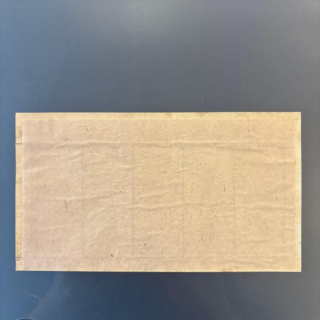 【銭単位切手】切手趣味週間　月に雁シート8.00円　昭和24年　1949年　紙付