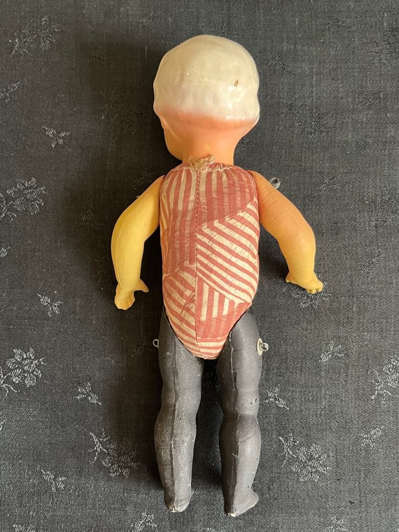 アンティーク ドイツレトロ人形 ジョイントコンポジションヘッドビスクドール