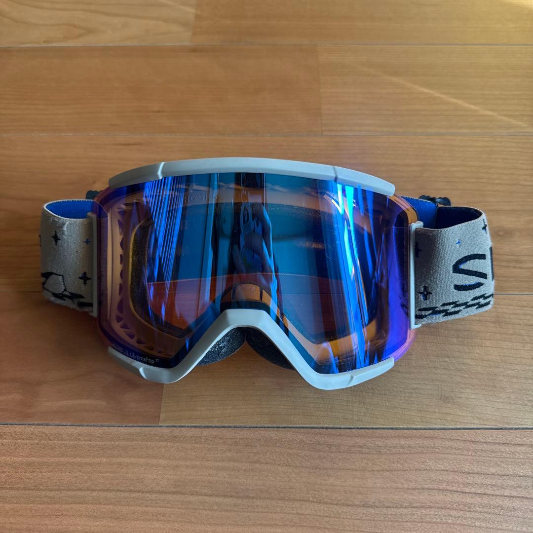 SMITH ゴーグル ブルーオレンジレンズ