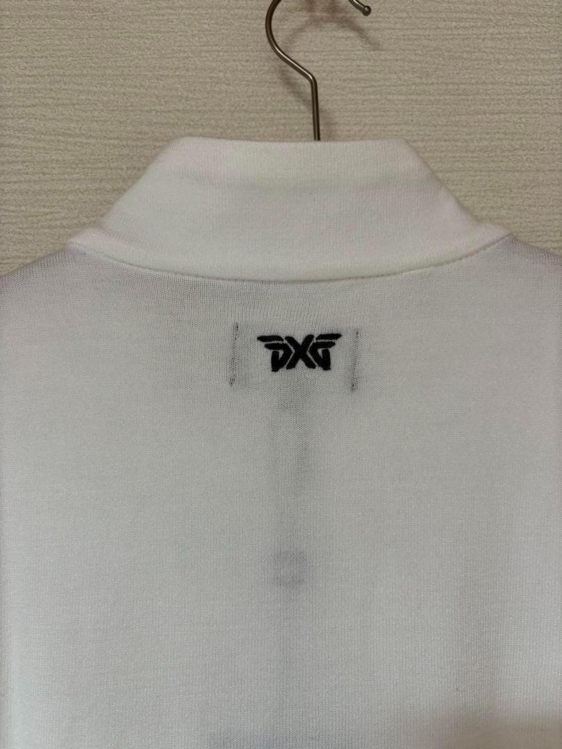 ラスト１点＆最終値下・PXG ゴルフペップラムベスト⚫︎白異素材MIXデザイン