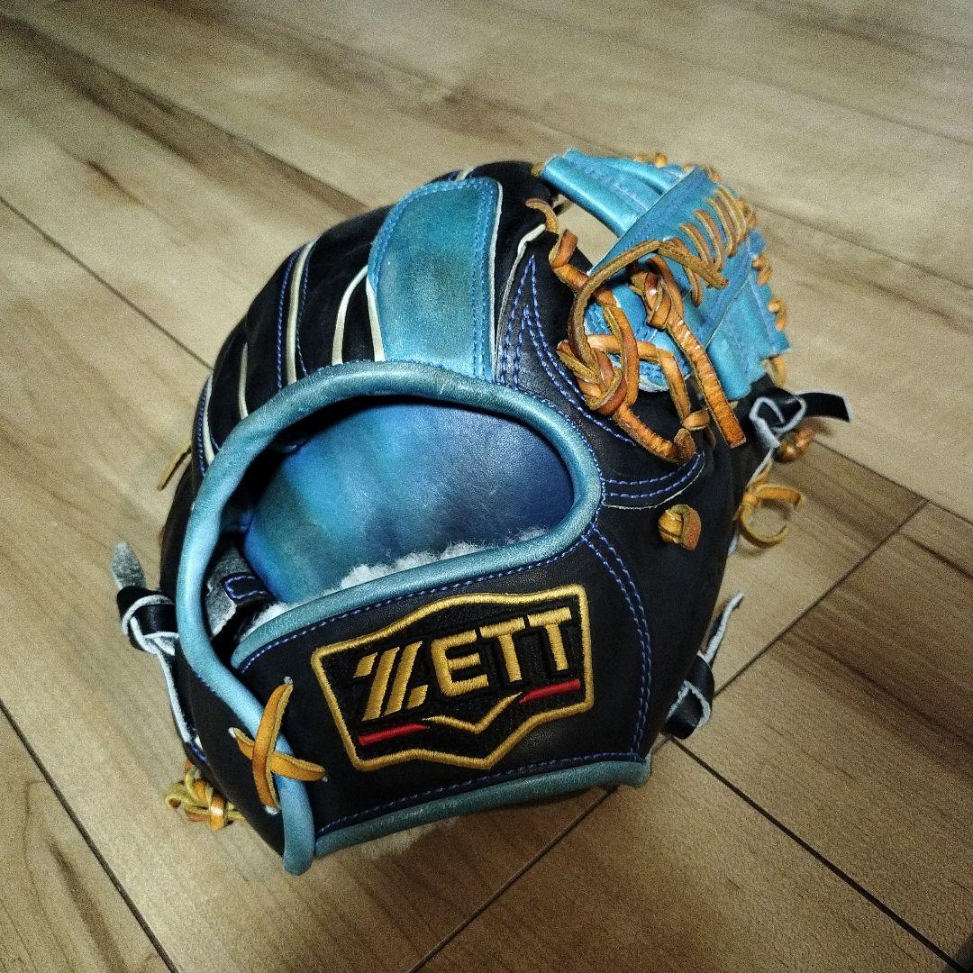 ＺＥTＴ 軟式グローブ 黒/青