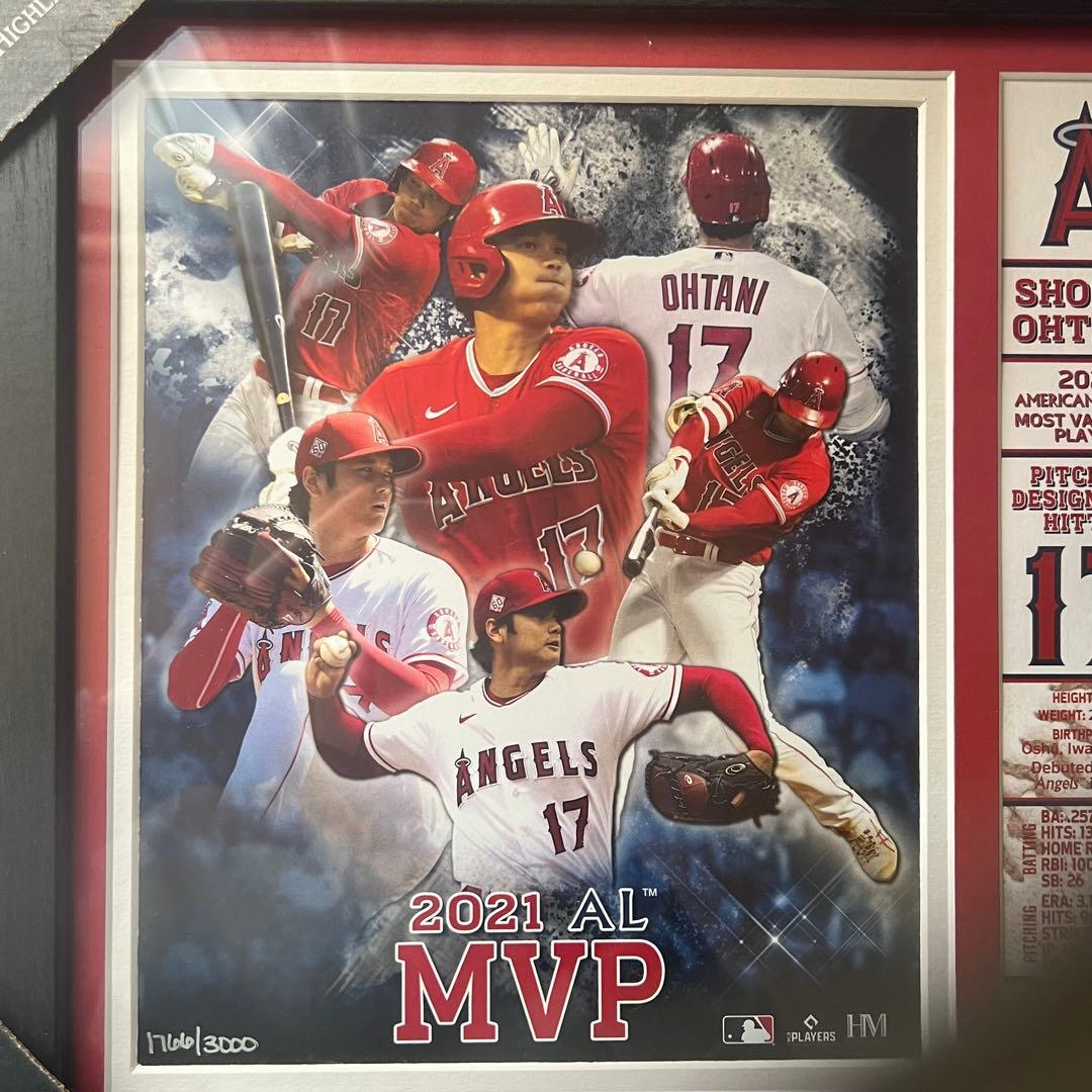 大谷翔平 2021 MVP フォトミント 限定3000額装版 HM社公式