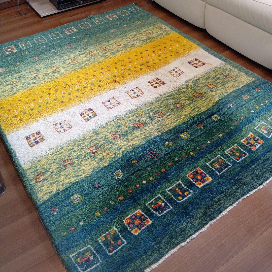 *まゆ様　ペルシャギャッベ 大塚家具購入 手織りラグ定価156600円