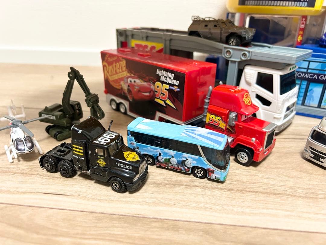 値下げ☆ダブルアクショントミカビル 立体駐車場 まとめ売り