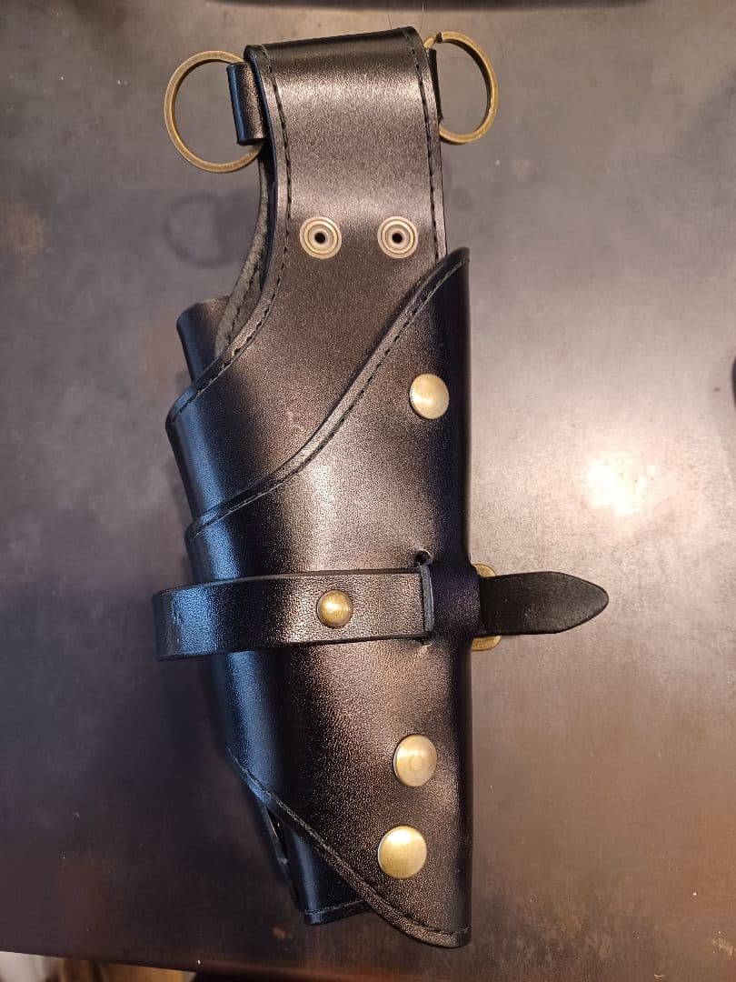 シザーケース　スタイリスト　腰ベルト　高級　コンパクト　カオティックオリジンダブ