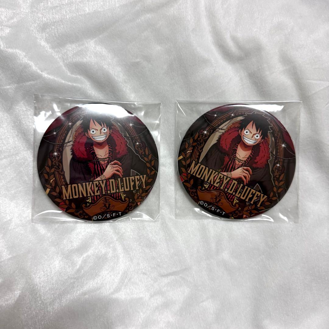 ルフィ　プレミアム輩缶バッジ　ONE PIECE ワンピース　限定