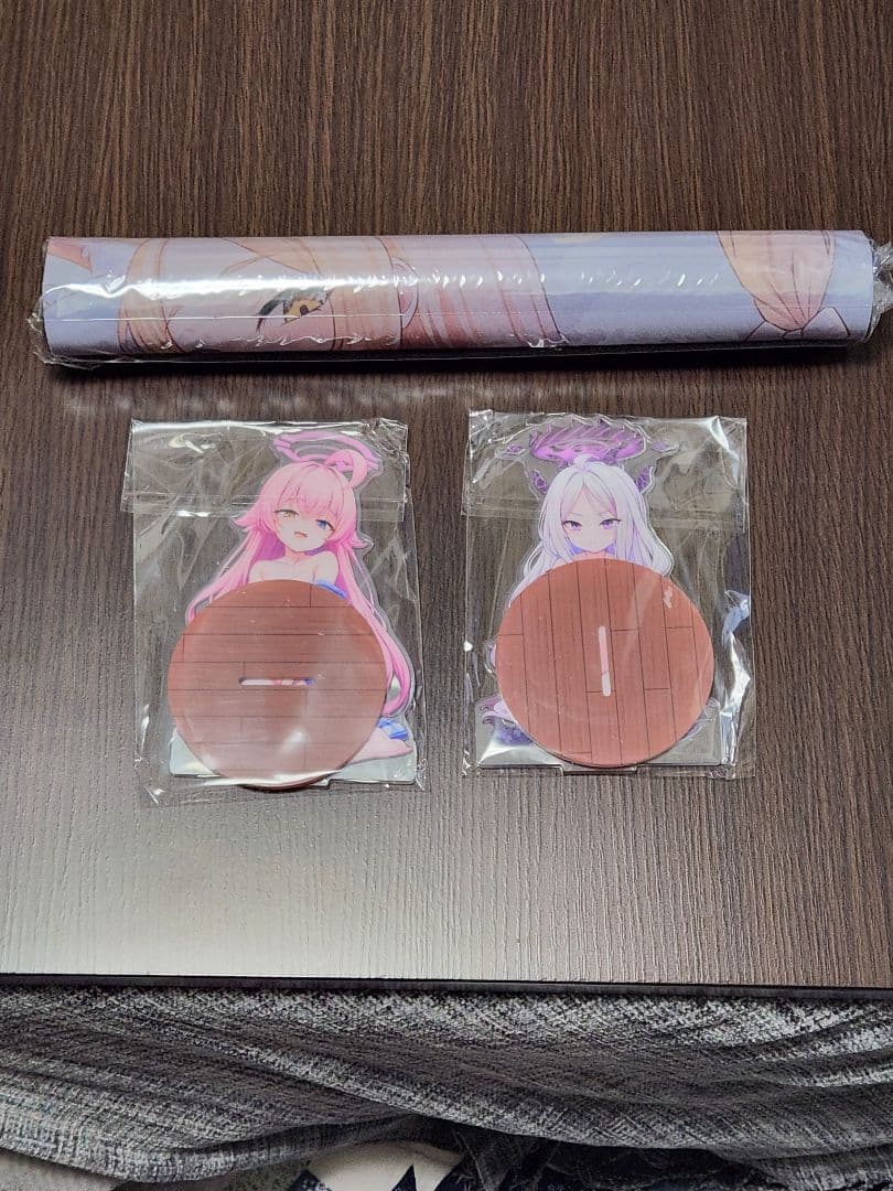 C106 ミルクセーキ工房 ホシノ＆ヒナ アクスタ　セイア　プレイマット