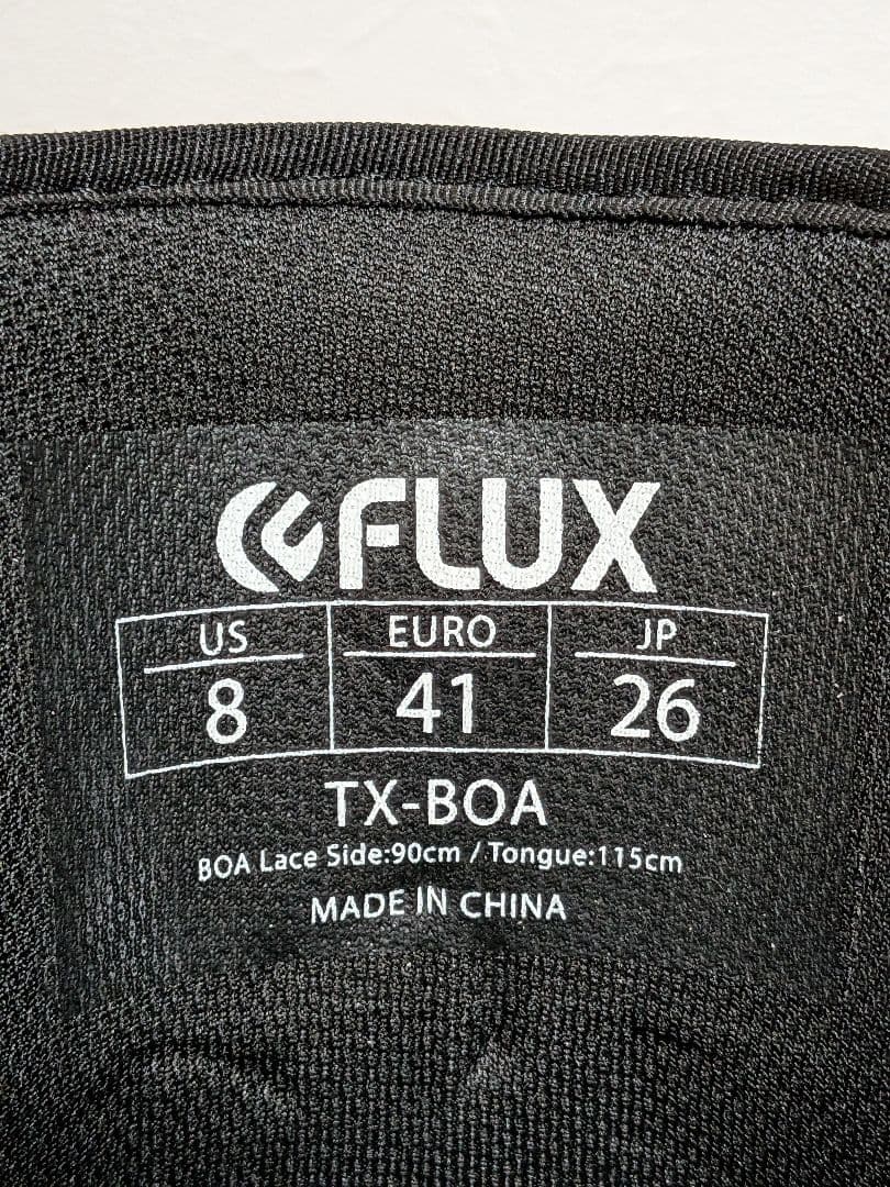 26cm FLUX TX-BOA スノーボードブーツ 黒 ブラック