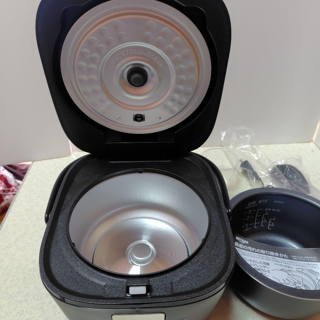 マイコンジャー炊飯器 炊きたて 3合炊き メタルブラック JBS-B055KL