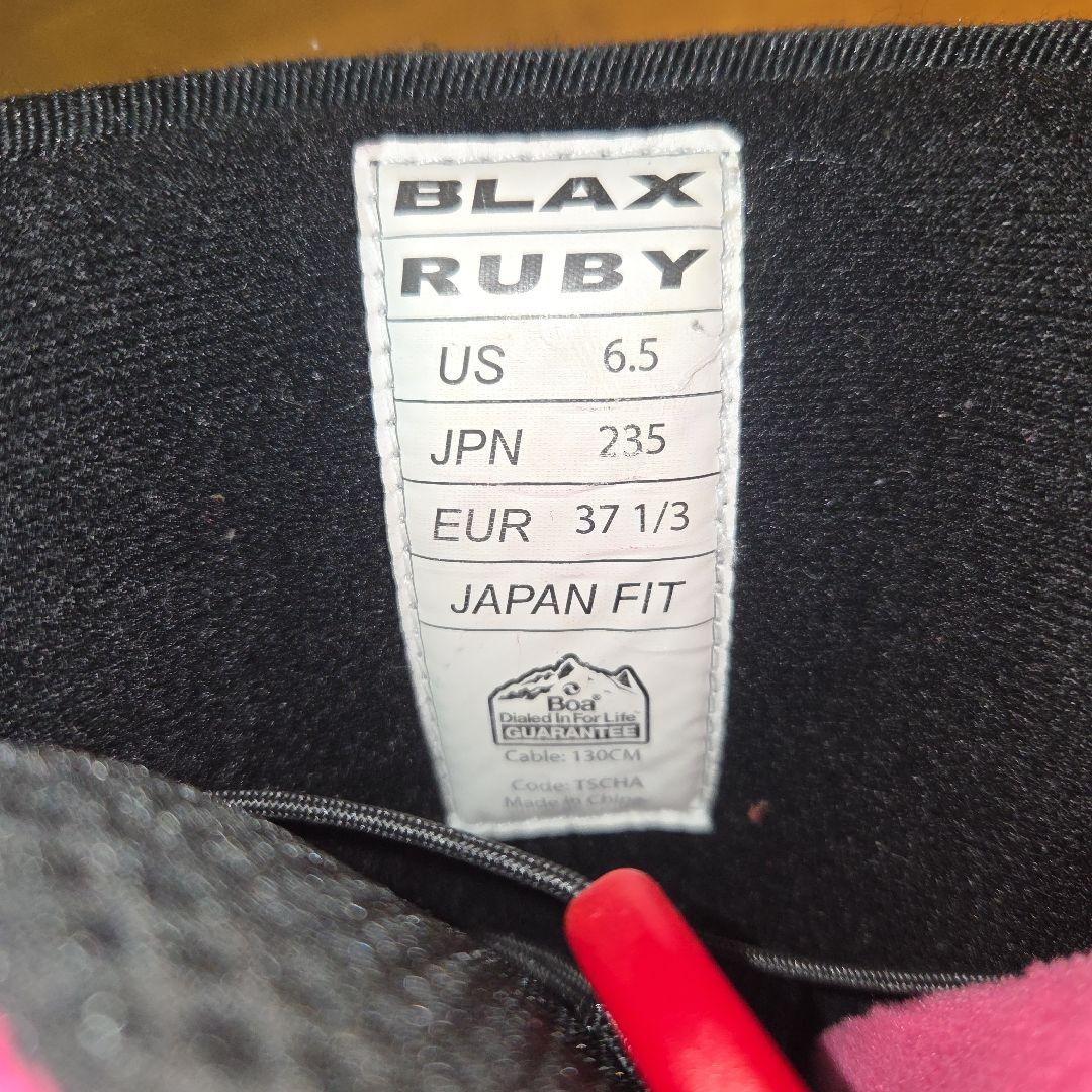 BLAX RUBYブラックスルビー スノーボードブーツ レディース 23.5cm