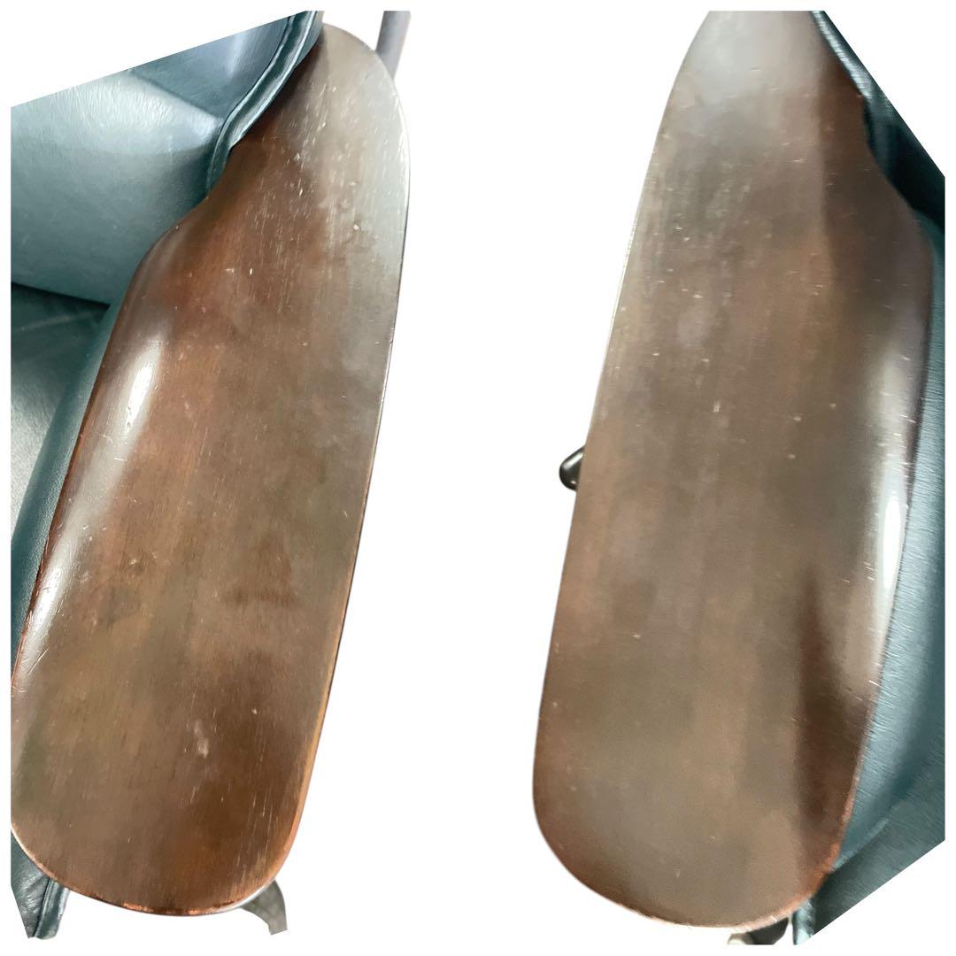 もなみり　本体のみ　HR732 カリモク 本革 リクライニング回転チェア