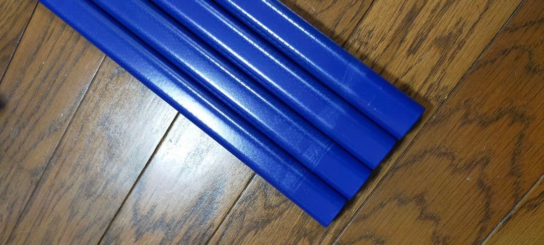 美品 エンドースタッキング式抗菌 お昼寝コット ブルー2個セット130