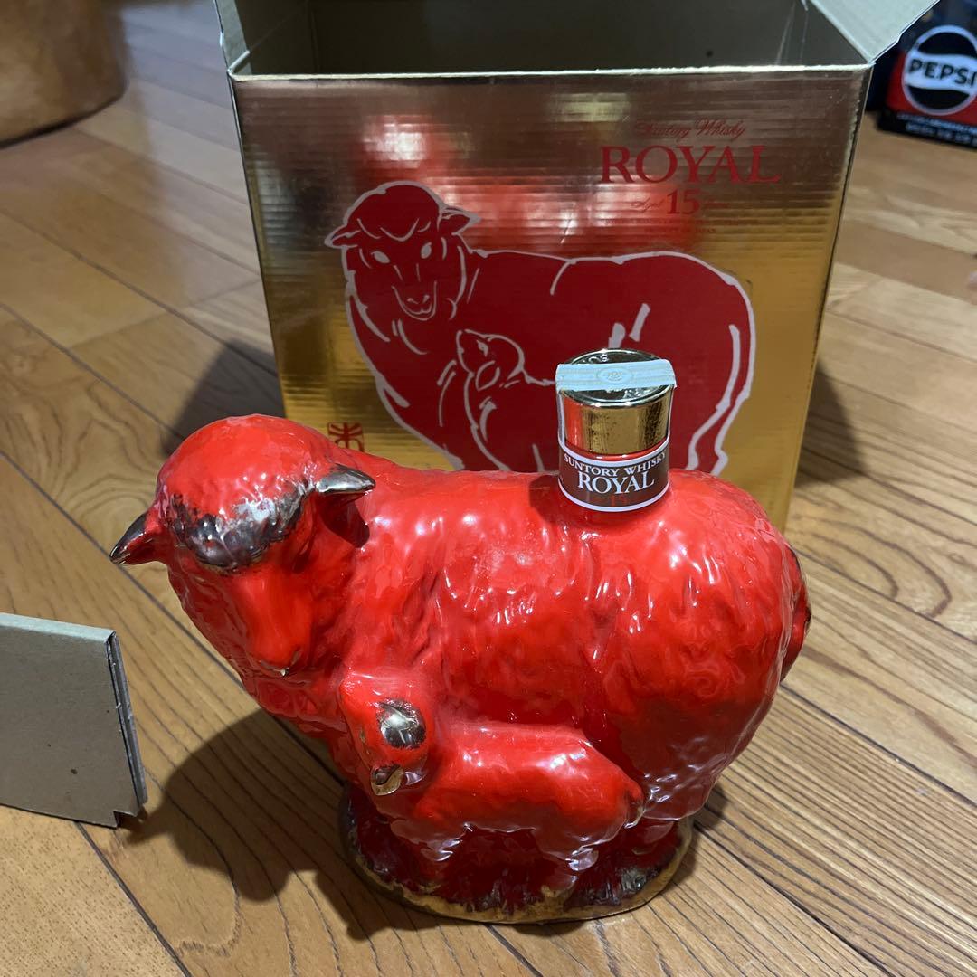  15 羊型ブランデー 陶器製未開封